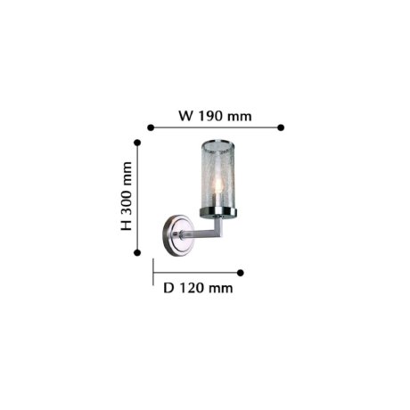 Бра с лампочкой Favourite Assembly 2374-1W+Lamps E14 Свеча