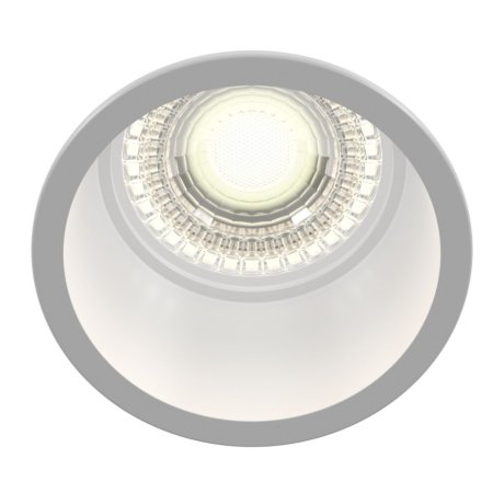 Комплект встраиваемых светильников Maytoni DL049-01W (268125) и светодиодных ламп 7W 4200K  (256310) 6 шт.