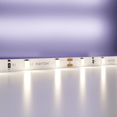 5м. Светодиодная лента белого цвета 4000К, 4,8W, 12V, 60LED, IP20 Led strip 20008