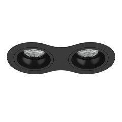 D6270707 Встраиваемый точечный светильник Domino Round Lightstar (комплект из 214627+214607+214607)