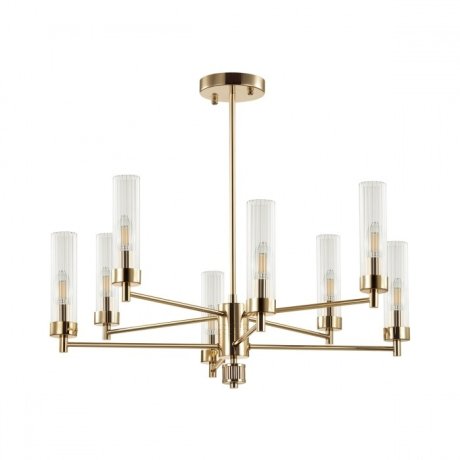 Люстра на штанге с лампочками Lumion Kamilla 5274/8C+Lamps E14 Свеча