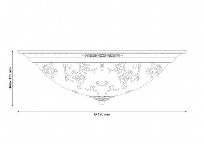Lugo 142.3 R40 White Потолочный светильник Lucia Tucci