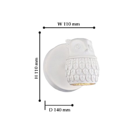 Бра с лампочкой Favourite Gufo 2041-1W+Lamps Gu10