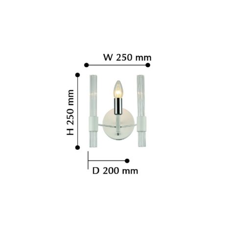 Бра с лампочкой F-Promo Supreme 2539-1W+Lamps E14 Свеча
