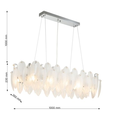 Подвесная люстра с лампочками Favourite Beluta 3018-12P+Lamps E14 Свеча