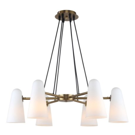 Подвесная люстра с лампочками Favourite Vision 2763-6P+Lamps E14 Свеча