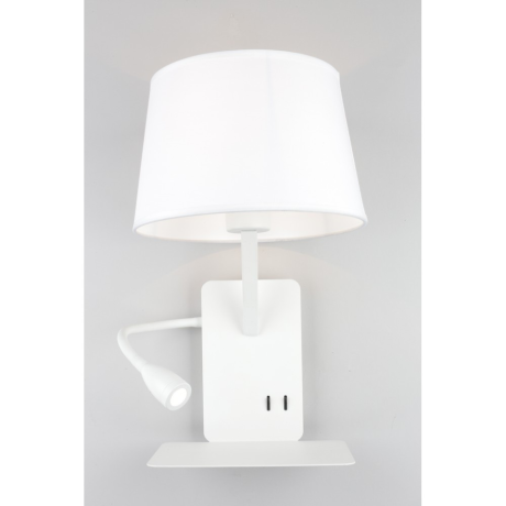 Бра с LED подсветкой, полкой и USB-портом Omnilux Talocci OML-62801-02