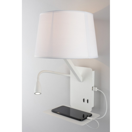 Бра с LED подсветкой, полкой и USB-портом Omnilux Talocci OML-62801-02