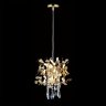 Подвесной светильник Crystal Lux с лампочками Romeo SP2 Gold D250+Lamps E14 Свеча