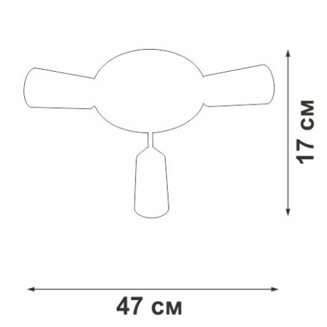 Потолочная люстра Vitaluce V3762-1/3PL