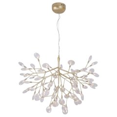 Подвесная люстра Crystal Lux Evita SP63 GOLD/TRANSPARENT (1692/263)