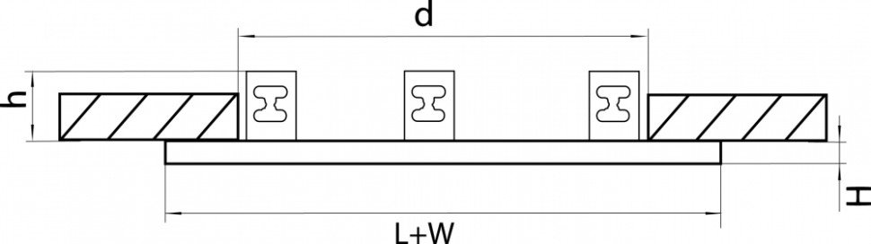 Рамка Lightstar Domino Round 214696