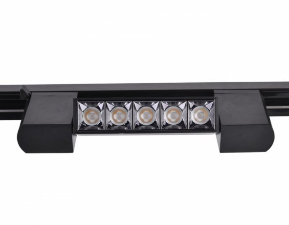 Однофазный LED светильник для трека Ambrella light Track System GL6688 BK