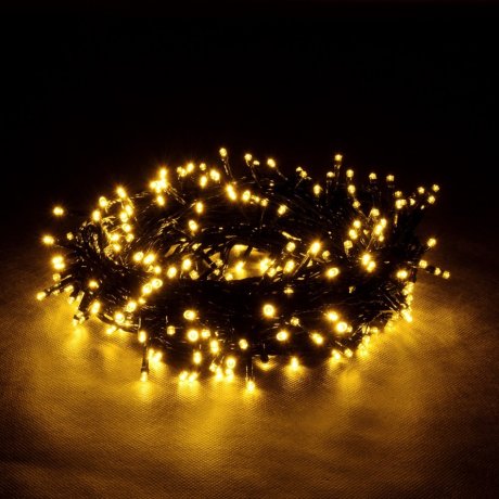5м. Электрогирлянда ''Нить'' с контроллером (теплый) 50LED IP20 Vegas 55059