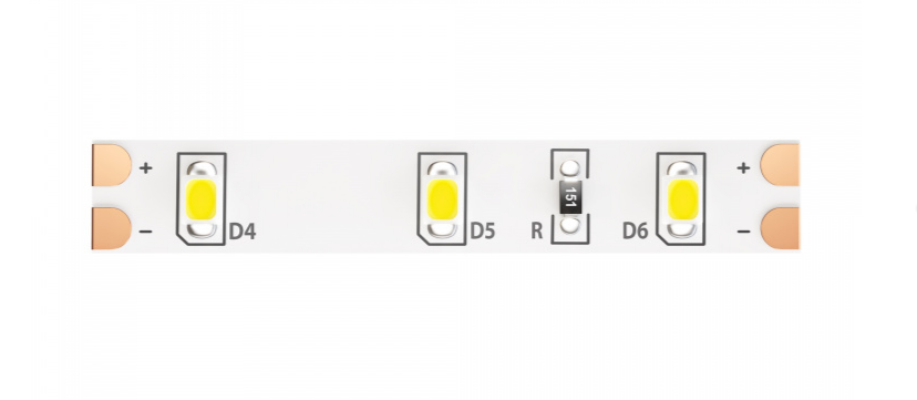 5м. Светодиодная лента теплого цвета 3000K, 4,8W, 12V, 60LED, IP20 Led strip Maytoni 10102