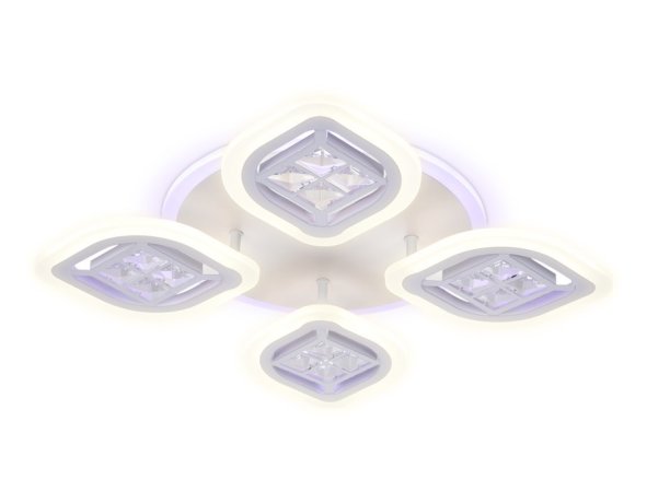 Потолочная светодиодная люстра с пультом д/у Ambrella light Ice FA280