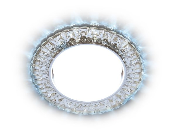 Встраиваемый светильник с LED подсветкой Ambrella light GX53 LED G315 CL/CLD