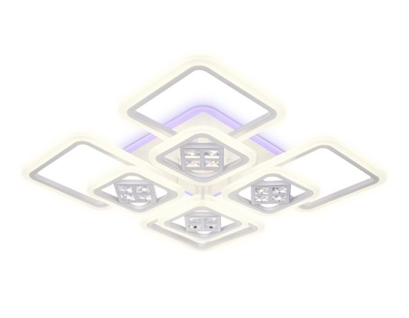 Потолочная светодиодная люстра с пультом д/у Ambrella light Ice FA289