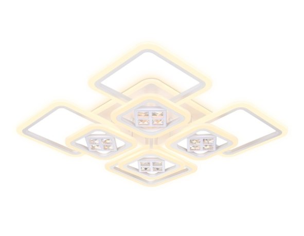 Потолочная светодиодная люстра с пультом д/у Ambrella light Ice FA289