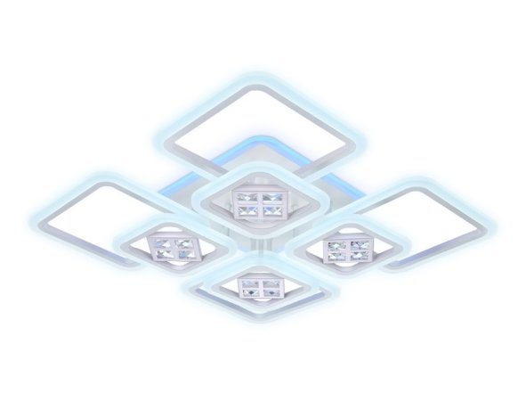 Потолочная светодиодная люстра с пультом д/у Ambrella light Ice FA289