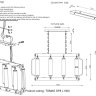 Подвесная люстра Crystal Lux TOMAS SP8 L1000 BRASS