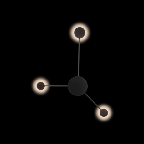 Настенный светодиодный светильник Loft It Rays 10059BK