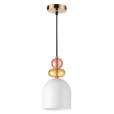 Подвесной светильник с лампочкой Lumion Gillian 4589/1B+Lamps E27 P45