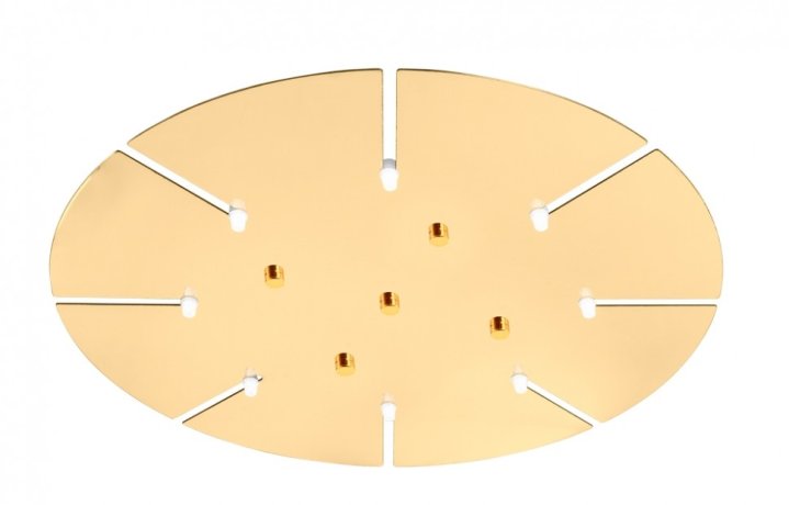 Потолочная база Crystal Lux D600-8 GOLD