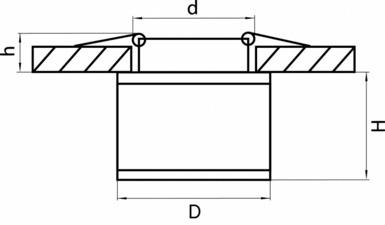 Встраиваемый светильник Lightstar Maturo 072274