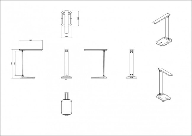 Офисная настольная лампа Arte Lamp London A5124LT-1BK