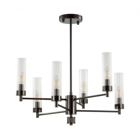 Люстра на штанге с лампочками Lumion Kamilla 5275/6C+Lamps E14 Свеча