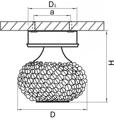 Потолочный светильник Lightstar Monile Top 160302