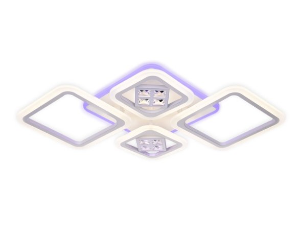 Потолочная светодиодная люстра с пультом д/у Ambrella light Ice FA286