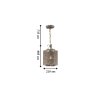 Подвесной светильник с лампочкой Favourite Bazar 1624-1P+Lamps Е27 Свеча
