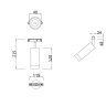 Трековый светильник 7W 4000К для магнитного шинопровода Maytoni Focus LED TR019-2-7W4K-MG