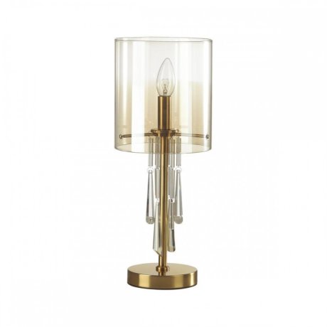 Настольная лампа Odeon Nicole с лампочкой 4886/1T+Lamps E14 Свеча