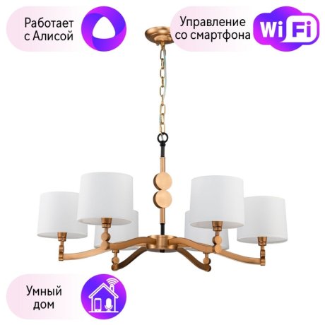 Подвесная люстра Favourite Roshe с поддержкой Алиса 2624-6P-A