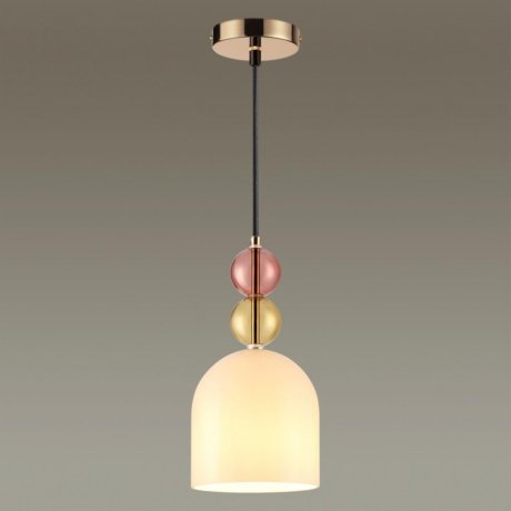 Подвесной светильник с лампочкой Lumion Gillian 4589/1A+Lamps E27 P45
