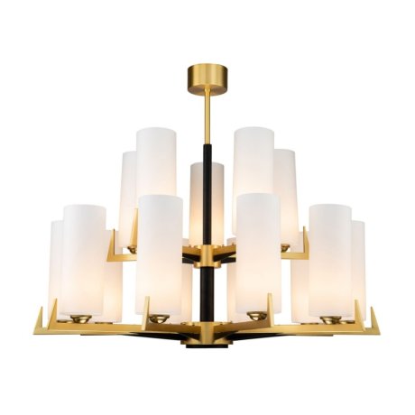 Люстра на штанге с лампочками Favourite Maximo 2623-15P+Lamps E14 Свеча