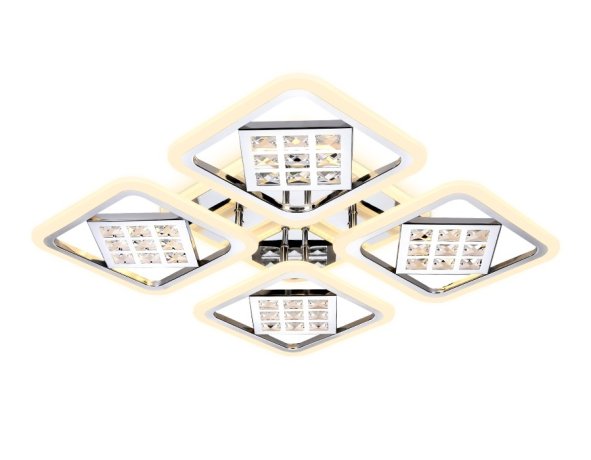 Потолочная светодиодная люстра с пультом д/у Ambrella light Ice FA288