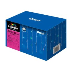 Светодиодная гирлянда (UL-00002272) Uniel бахрома 230V разноцветный ULD-B3010-200/TWK Multi IP67