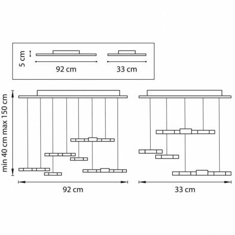 750262 (MD13003032-16А) Люстра подвесная светодиодная Lightstar Favo